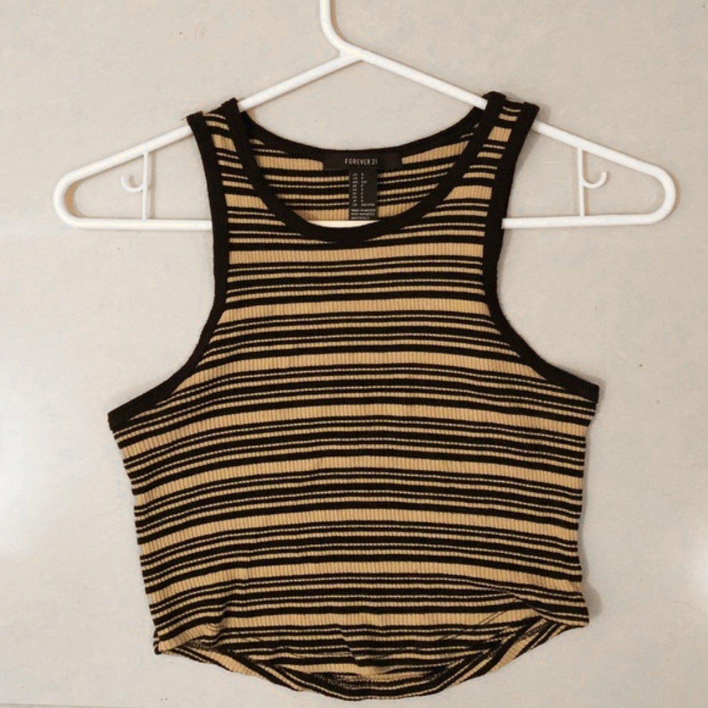 Striped Crop Top